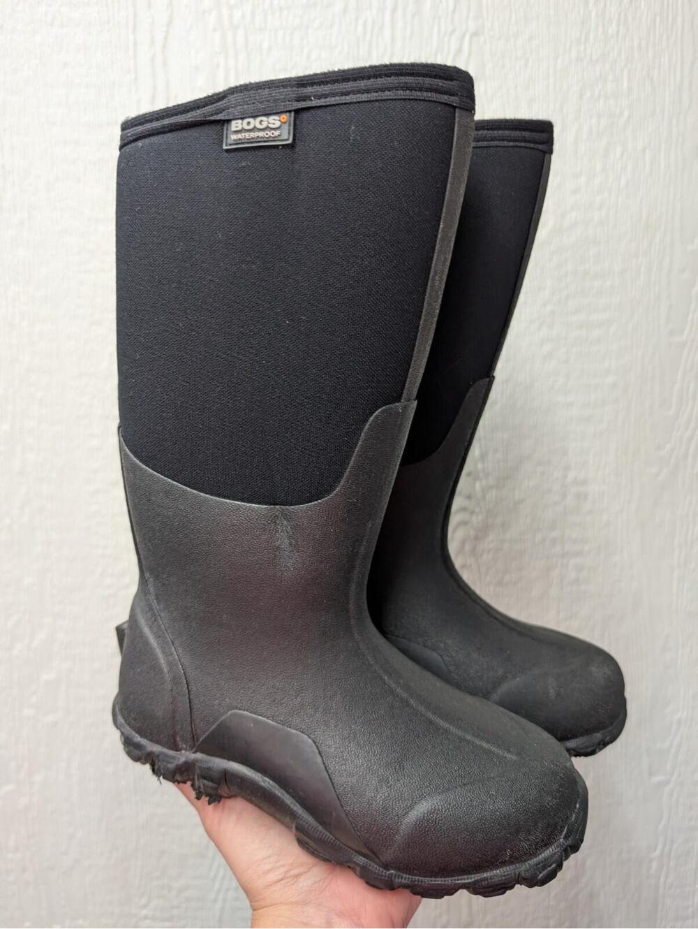 Bogs Black Classic High Insulated Waterproof Boots Men's Size 4